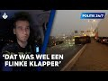 Auto op de kop door aanrijding | POLITIE 24/7