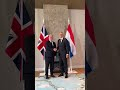 Ontvangst Britse Premier Starmer op Catshuis voorafgaand aan Navo-top.