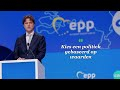Henri in Valencia: &quot;Kies een politiek gebaseerd op waarden.&quot;