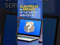 AliExpress in breach of the DSA