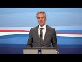 LIVE: Persconferentie premier Schoof van 13 juni 2025