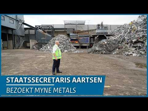 Staatssecretaris Aartsen bij Myne Metals rondom actualisatie Nationaal Programma Circulaire Economie