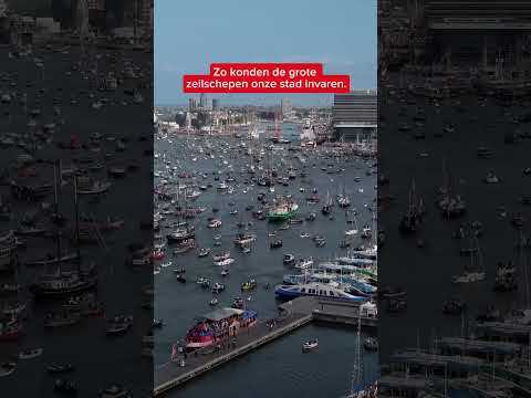 Jan Schaeferbrug opengebroken tijdens SAIL