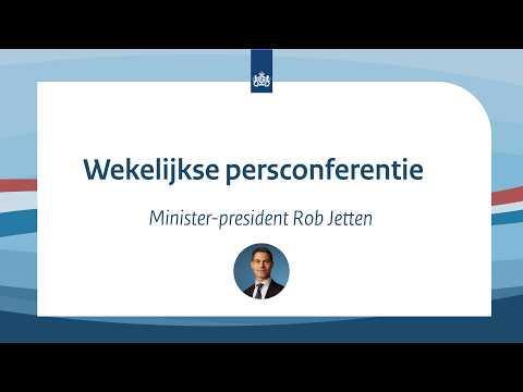 LIVE: Persconferentie minister-president Rob Jetten na de ministerraad van 6 maart 2026