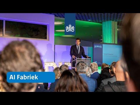 Minister van Economische Zaken Vincent Karremans opent AI Fabriek in Groningen
