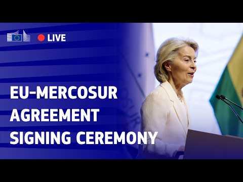 The world's biggest free trade area: Signing ceremony of the EU-Mercosur Agreement