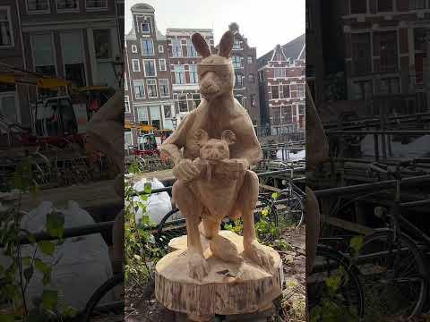 Heb jij de houten beelden al gezien in onze stad?